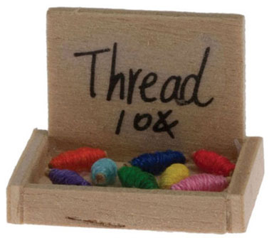 Dollhouse Miniature Yarn In Tray